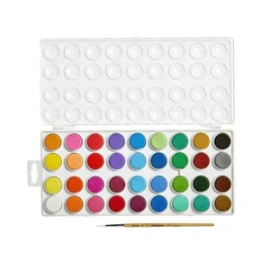Kingsart Watercolor Pan Paint Set - 36 Colours