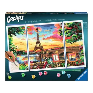 CreArt Adult - Paris Reflections - Paint By Number 31"x20"