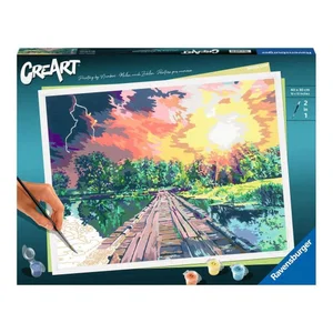 CreArt Adult - Magical Light - Paint By Number 16"x12"