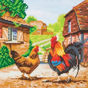 Crystal Art Mounted Kit (Med): Farm