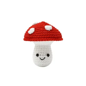 Crochet Key Ring Kit - Mini Mushroom DIY