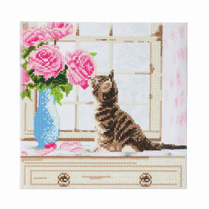 Image of Crystal Art Mounted Kit (Med): Cat