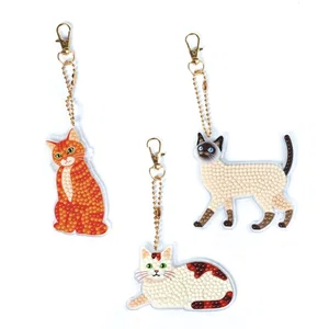Diamond Art Keychains - Cats