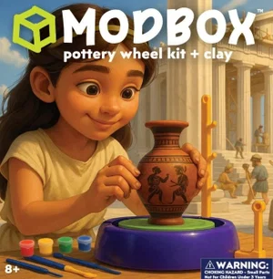 Potters Wheel w/ Clay & Paints