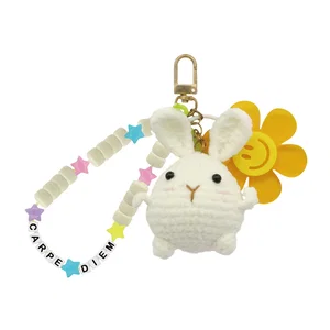 Little Bunny Keychain DIY Crochet Kit