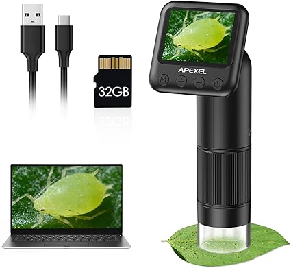 Digital Microscope With 2' Lcd Screen