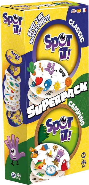 Spot It! Super Pack (Classic + Camping)