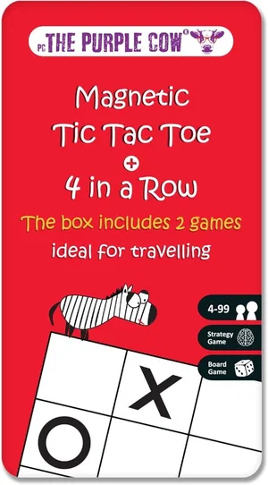 Tic Tac Toe & 4 In A Row Magnetic Game