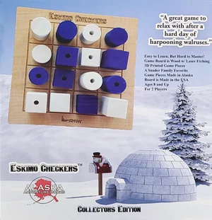 Eskimo Checkers Alaska Game
