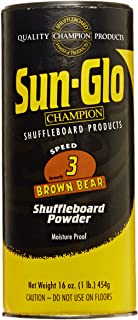 Sun-Glo Speed 3 (Brown Bear Wax) Shuffleboard / Crokinole Table Powder 16 oz Can
