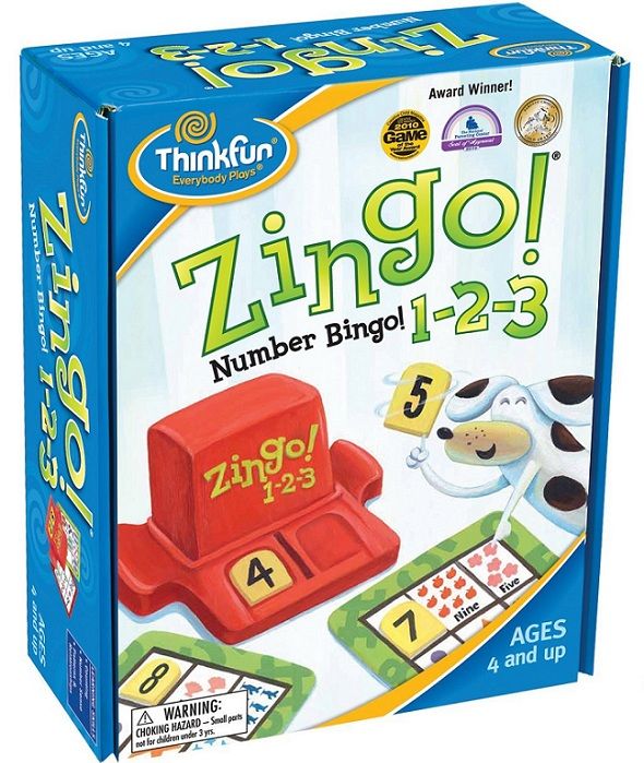 Image of Zingo! 1-2-3 Number Bingo