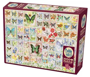 Butterflies and Blossoms 2000 pc Puzzle
