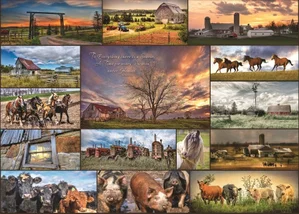 Puzzle Farmer's Collage 1000 Pc. when sold out till 2023