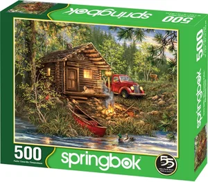 500 Pc Puzzle - Cozy Cabin Life