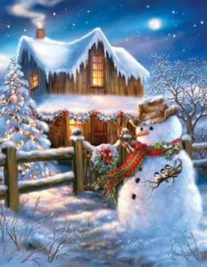 500 Pc Puzzle - The Country Christmas