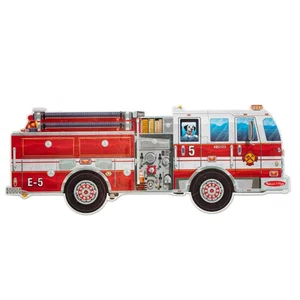 NEW! Giant Fire Truck 24pcs Floor Puzzle