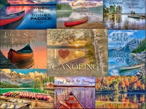 Puzzle Canoe Collage 1000 Pc.