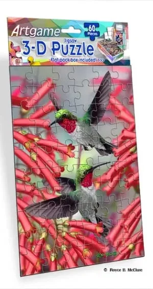 Puzzle 3D Hummingbirds 60 pc