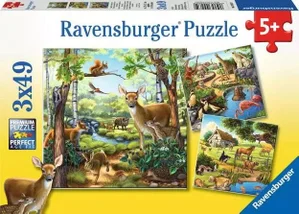 49 Pc Puzzle - Forest/Zoo/Domestic Animals