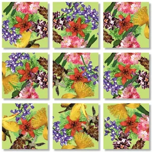 Scramble Squares American Native Flowers