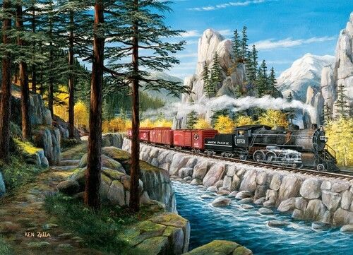 Puzzle Rounding the Horn (Train) 1000 pc