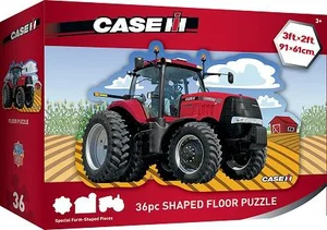 Puzzle Shaped Floor Case IH 36 pc