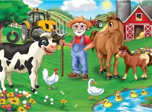 60 Pc Old MacDonald's Farm - Miller's Pond Puzzle
