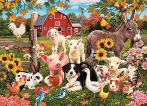 350 Pc Puzzle - Family Farm