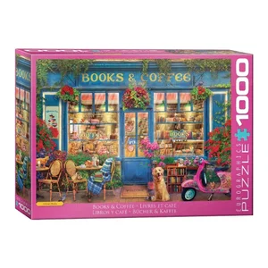 1000 Pc Puzzle - Books & Coffee