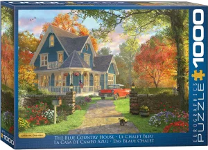 1000 Pc Puzzle - The Blue Country House