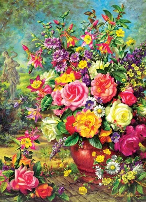 1000 Pc Puzzle - Flowers Bouquet