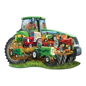 1000 Pc Tractor Shaped Puzzle - Love of the Land