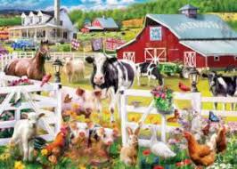 500 Pc Puzzle - Glow In The Dark - Maplewood Farm
