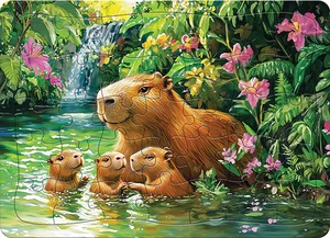 Capybaras Tray Puzzle