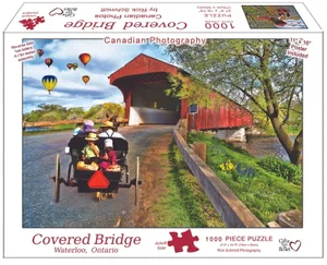 1000 Pc Puzzle - Covered Bridge Buggy