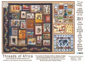 1000 Pc Puzzle - Threads Of Africa - Fund Raiser