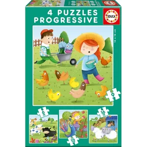 Educa 6-9-12-16 Farm Animals