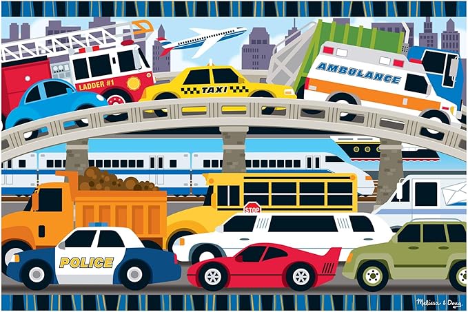 Traffic Jam 24pc Floor Puzzle