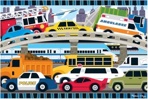 Traffic Jam 24pc Floor Puzzle