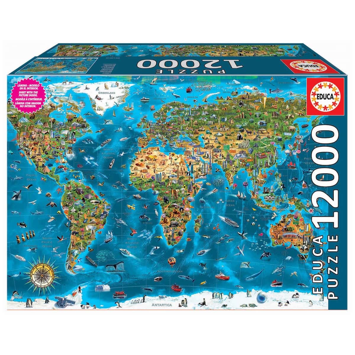 Educa 12000 Wonders Of The World