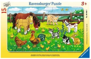 15 Pc Puzzle - Farm Animals in the Me