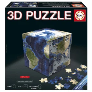 Educa 3D Puzzle Cube Worldmap