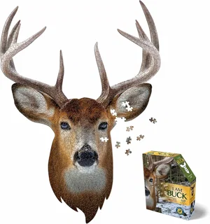 Puzzle Shaped I Am Buck - 550 pc