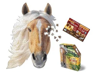 Puzzle Shaped I am Horse 550 pc
