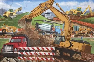 Building Site Floor Puzzle - 48 Pieces