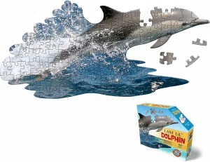 Puzzle Shaped Jr. I am Lil Dolphin 100 pc