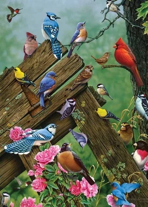 Puzzle Tray Wild Gathering (Birds) 35 pc.