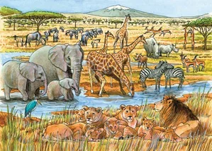 Puzzle Tray Out of Africa
