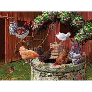 Puzzle The Chickens are Well 275pc Easy Handling