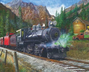 1000 Pc Puzzle - Timber Pass Train